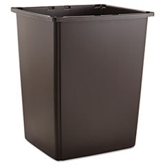 Rubbermaid® Commercial Glutton Container, 56 gal, Plastic, Brown