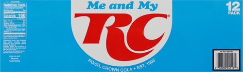 RC Cola Soda, 12 Fl Oz (Pack of 12)