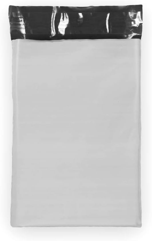 5 EcoSwift 19 x 24 White Poly Mailers Size #8 Self Sealing Bulk Packaging Materials Shipping Supplies Envelopes Bags 19 inches by 24 inches