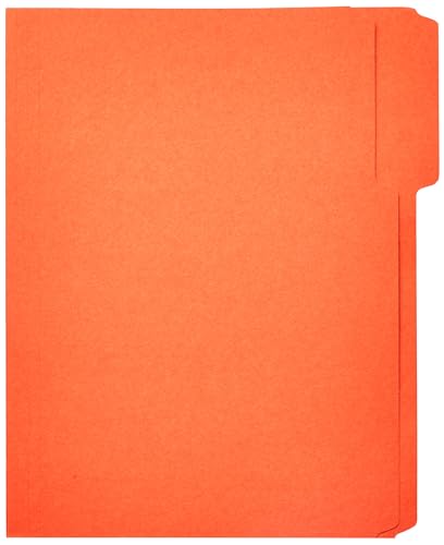 Amazon Basics 1/3-Cut Tab, Assorted Positions File Folders, Letter Size, Manila - Pack of 100