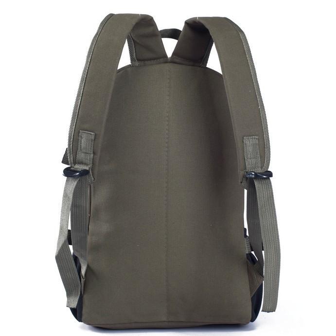 Canvas Backpack For School Hiking Traveling For Men