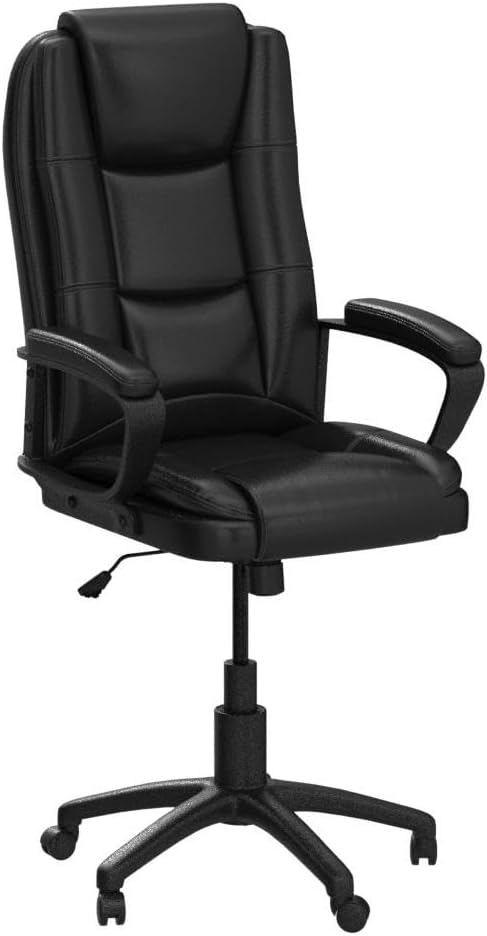 OFIKA Home Office Chair, 400LBS Big and Tall Chair Heavy Duty Design, Ergonomic High Back Cushion Lumbar Back Support, Computer Desk Chair, Adjustable Executive Leather Chair with Armrest