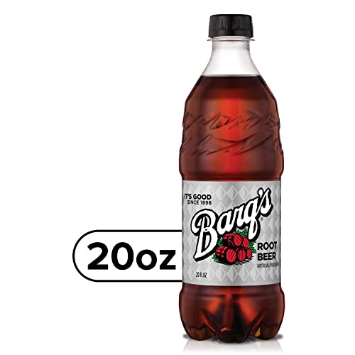 Barq's Root Beer 20 oz Soda Bottles (Pack of 24)