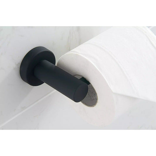 Classic Toilet Paper Holder Bathroom Matte Black Finish