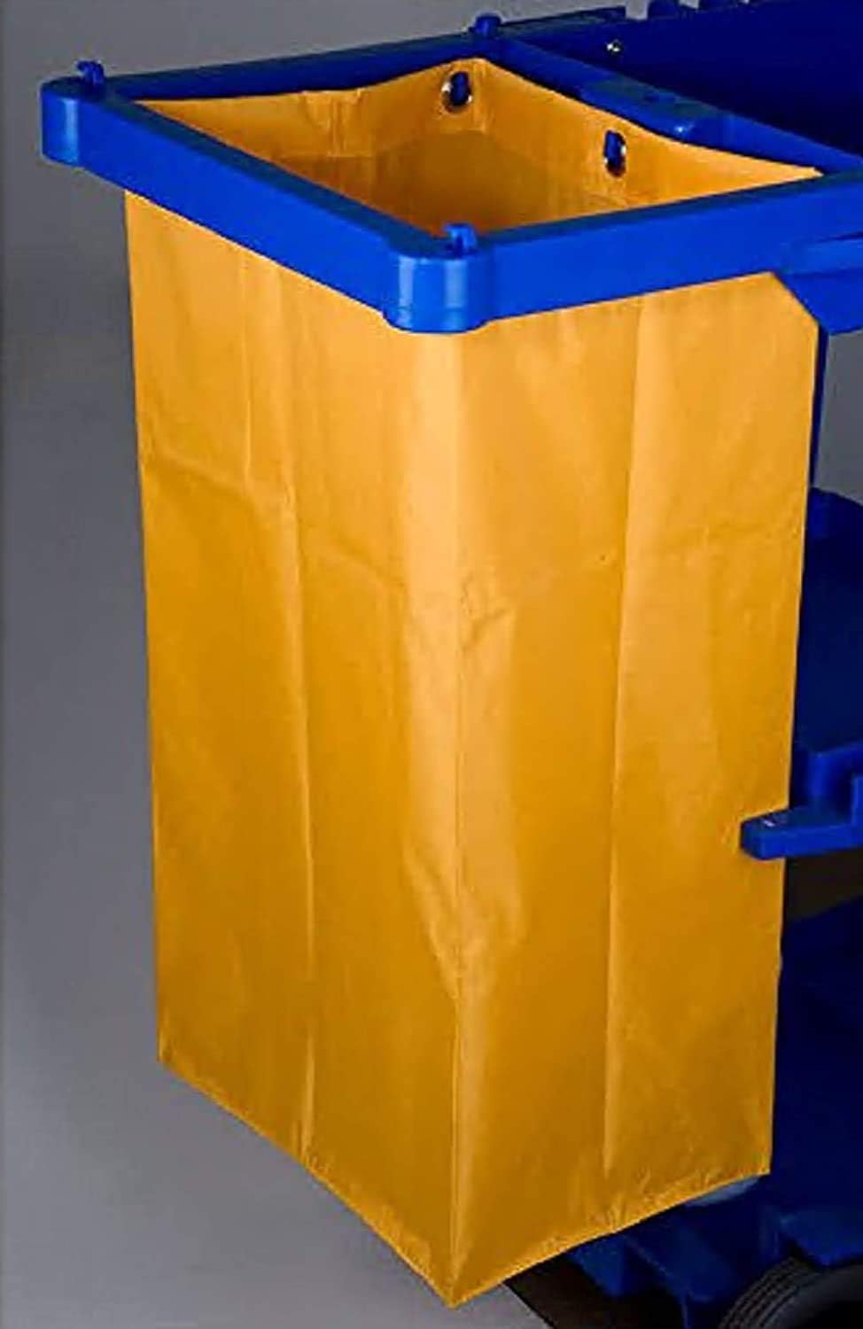 Replacement Janitorial Cart Bag,Waterproof High Capacity Thickened Housekeeping Commercial Janitorial Cleaning Cart Bag(16 x 11 x 27inches) (Yellow)