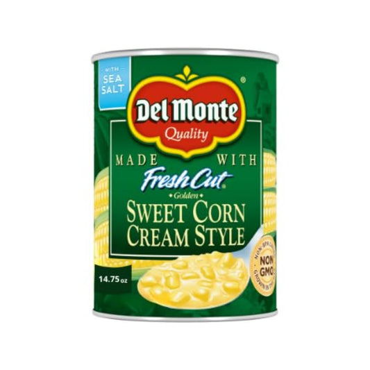 Del Monte Canned Fresh Cut Golden Sweet Cream Style Corn, 14.75 oz Can