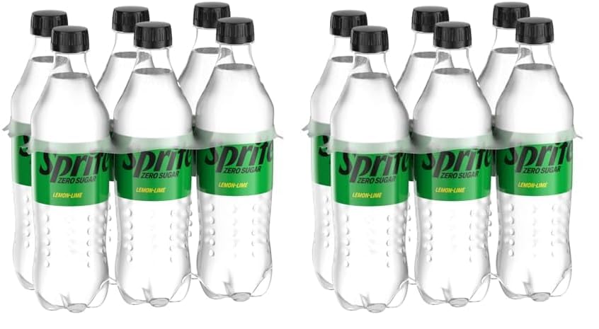 Sprite Zero Sugar Lemon Lime Diet Soda Pop Soft Drinks, 16.9 fl oz, 12 Pack