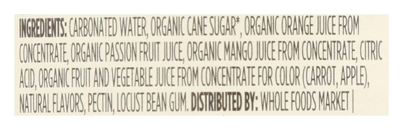 Whole Foods Market, Organic Tropical Blend Italian Soda, 25.4 Fl Oz