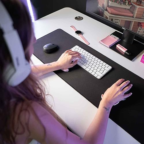 DELTAHUB Carpio G2.0 - - Advanced Ergonomic Right-Handed Gaming Wrist Rest for Mouse - Superior Support for Serious Gamers - Anti-Fatigue, Smooth Glide (Large, Right, Black)