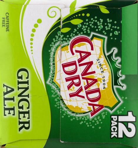 Canada Dry Ginger Ale Soda, 12 fl. oz. Cans, 12 Pack (Pack of 2)