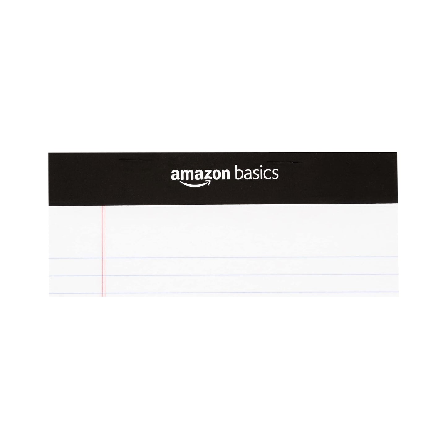 Amazon Basics Narrow Ruled 5 x 8-Inch Lined Writing Note Pads, 6 Count (50 Sheet Pads), Multicolor