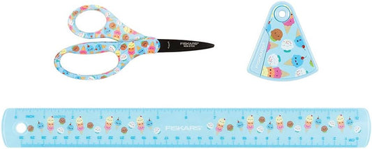 Fiskars Kids School Set 3 Piece, Ice Cream