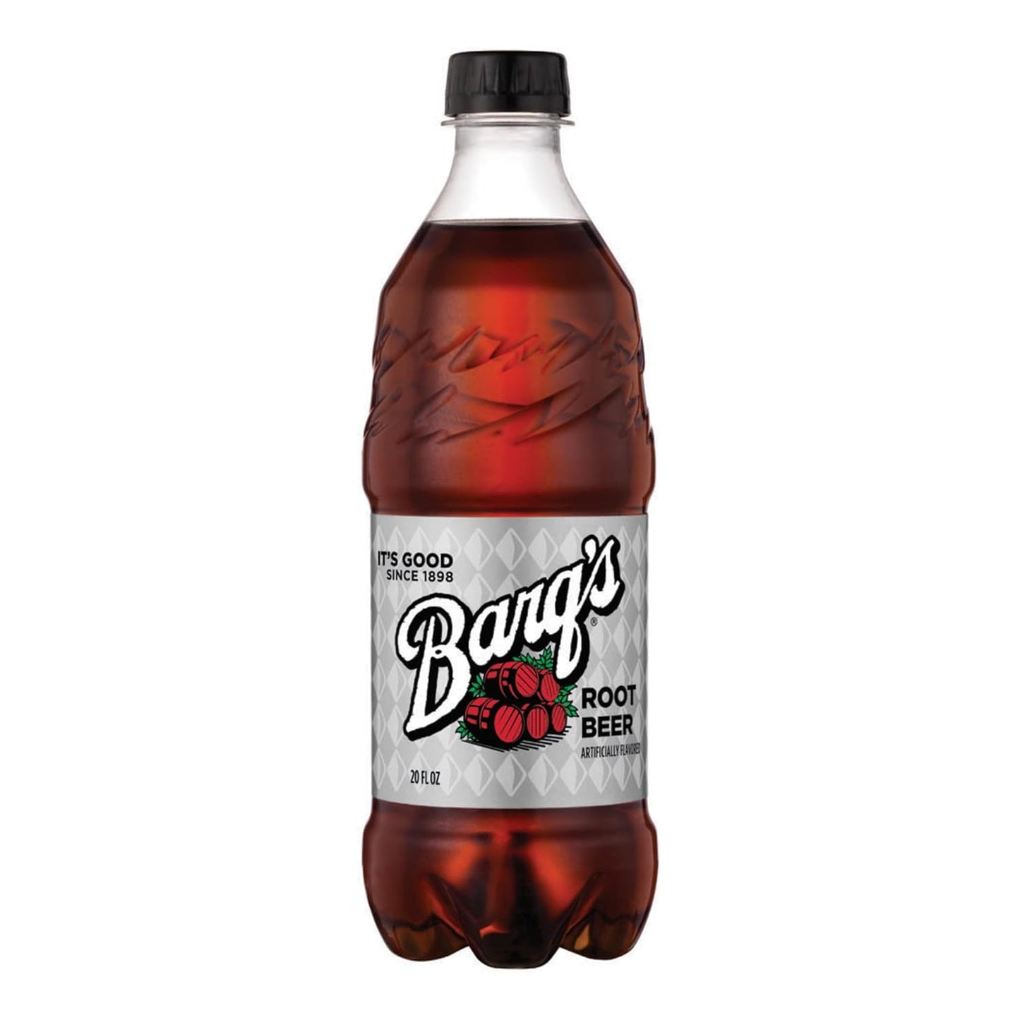 Barq's Root Beer 20 oz Soda Bottles (Pack of 24)