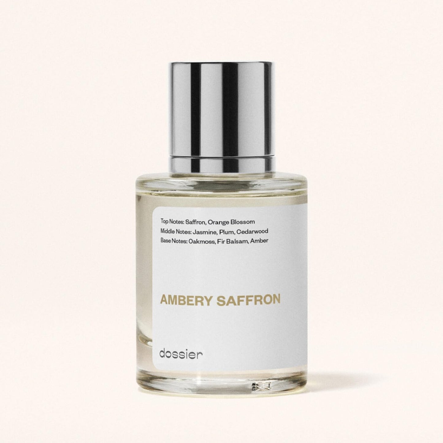 Dossier - Ambery Saffron 1.7 Fl Oz (50ml) - Eau de Parfum - Inspired by MFK's B.accarat R.ouge 5.40 - Vegan, Unisex Perfume Spray