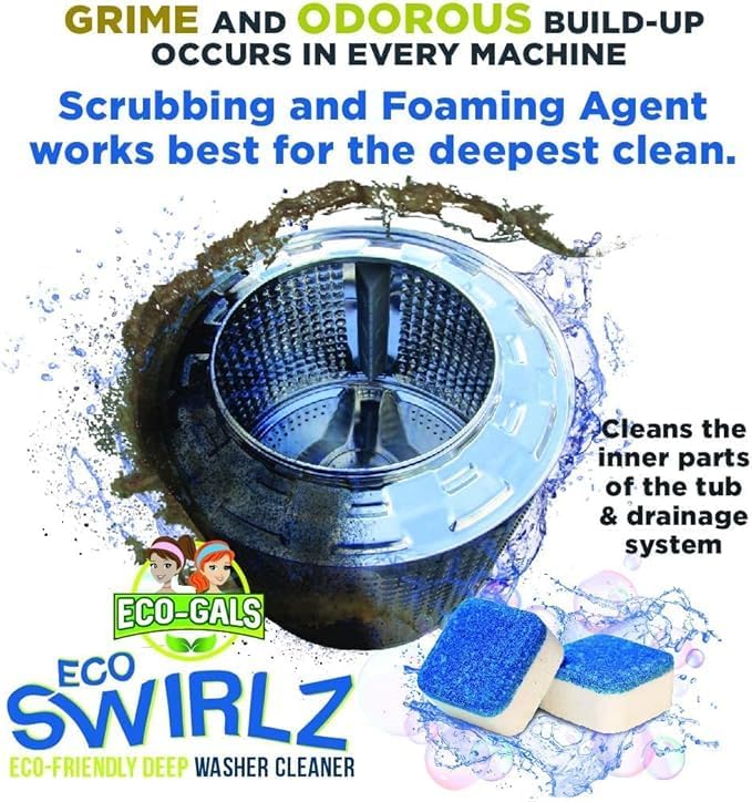 Eco Swirlz Washing Machine Cleaner, 24 Count