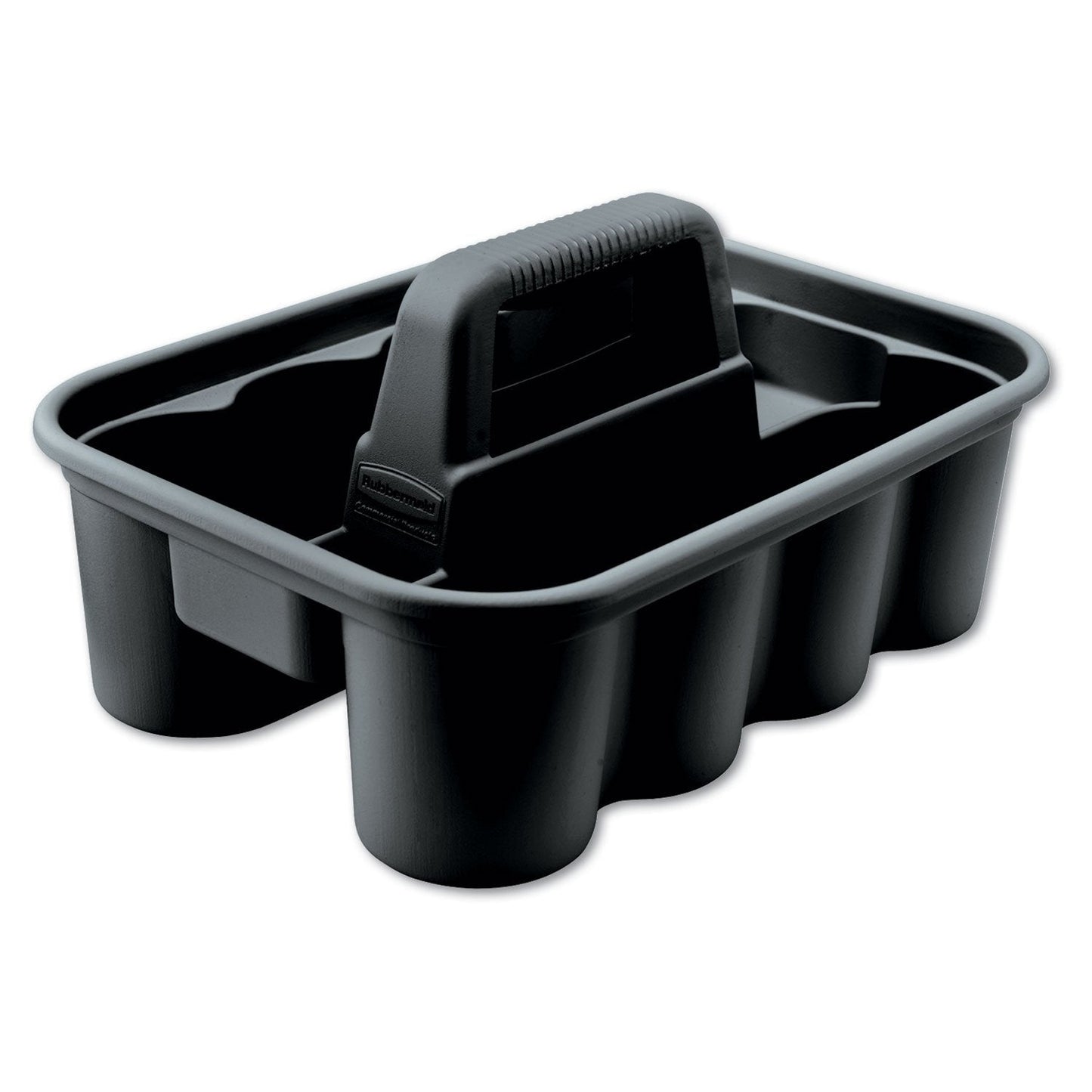 Rubbermaid Commercial RCP 3154-88 BLA Black Deluxe Carry Caddy, 8-Comp, 15" Width x 7 2/5" Height