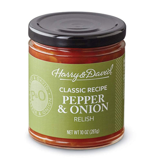 Harry & David Classic Recipe Pepper & Onion Relish (10 Ounces), Hot Dog Topping, Hamburger Relish, Condiment Staple