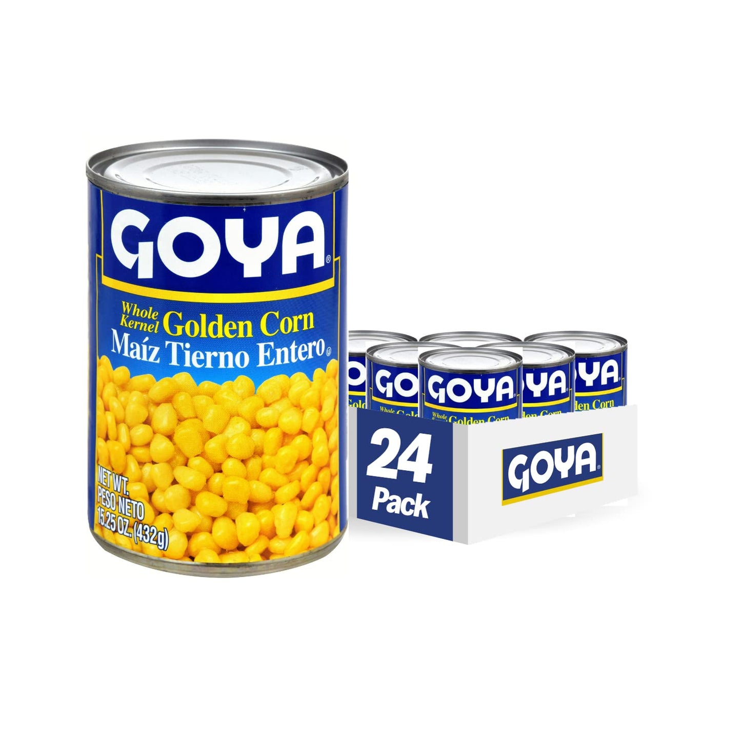 Goya Foods Whole Kernel Golden Corn, 15.25 Ounce (Pack of 24)