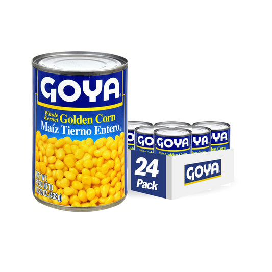 Goya Foods Whole Kernel Golden Corn, 15.25 Ounce (Pack of 24)