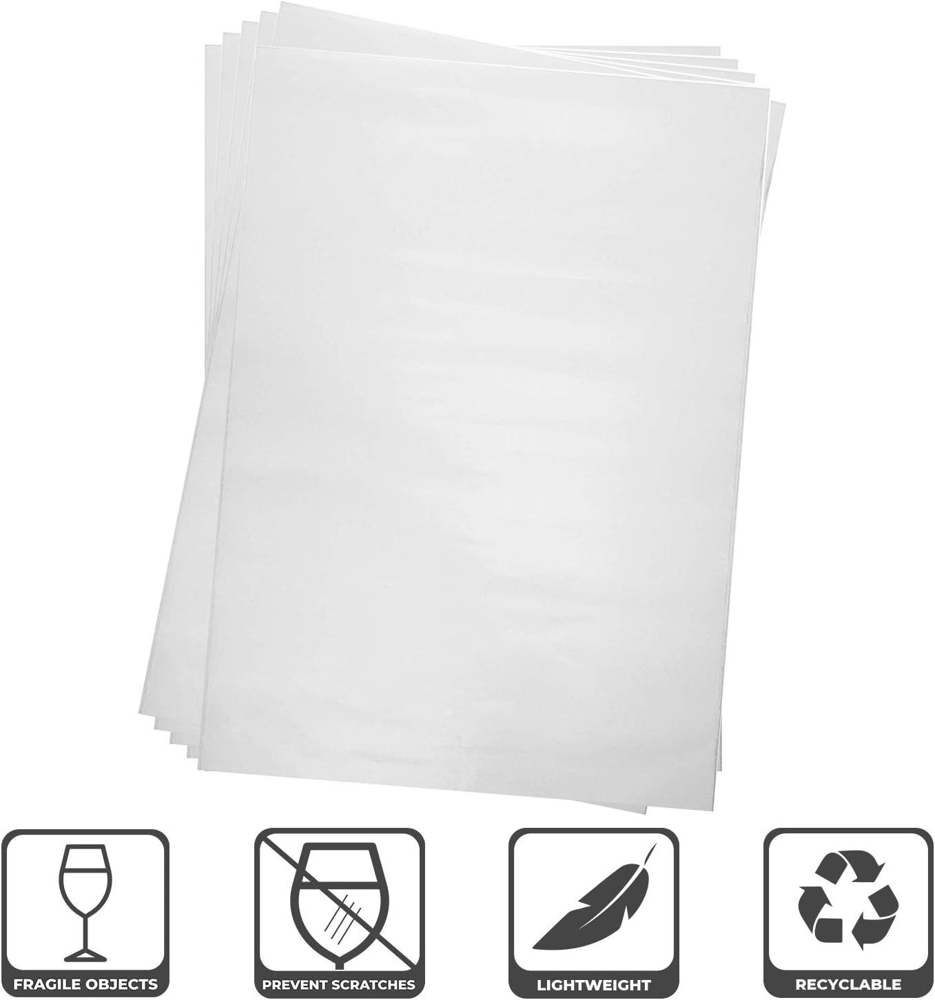 TYH Supplies Large Sheets Newsprint Packing Paper 32 x 22 Inch Wrapping Paper for Moving and Shipping 50 Sheets (Pack of 50)