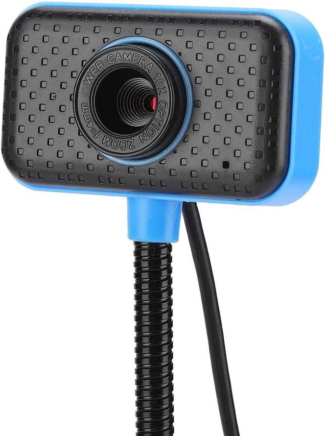 USB Computer Camera with Stand, ABS 480P High Definition Video Webcam Streaming Camera for Network Live Computer Conference Supplies