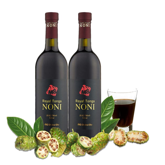 Royal Tonga Noni - 100% Authentic NONI Juice(2PK Case), 25oz Bottles | Noni Juice | Nonie Juice | Noni Drink | Nona Juice | Jugo de Noni | Noni Fruit | Real Noni