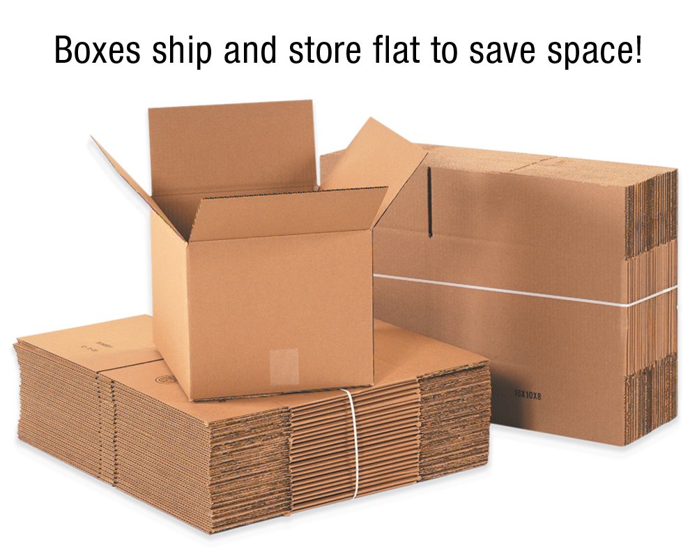 AVIDITI 11 3/4 x 8 3/4 x 4 3/4 Corrugated Cardboard Boxes, Small 11.75"L x 8.75"W x 4.75"H, Pack of 25 | Shipping, Packaging, Moving, Storage Box for Home or Business, Strong Wholesale Bulk Boxes