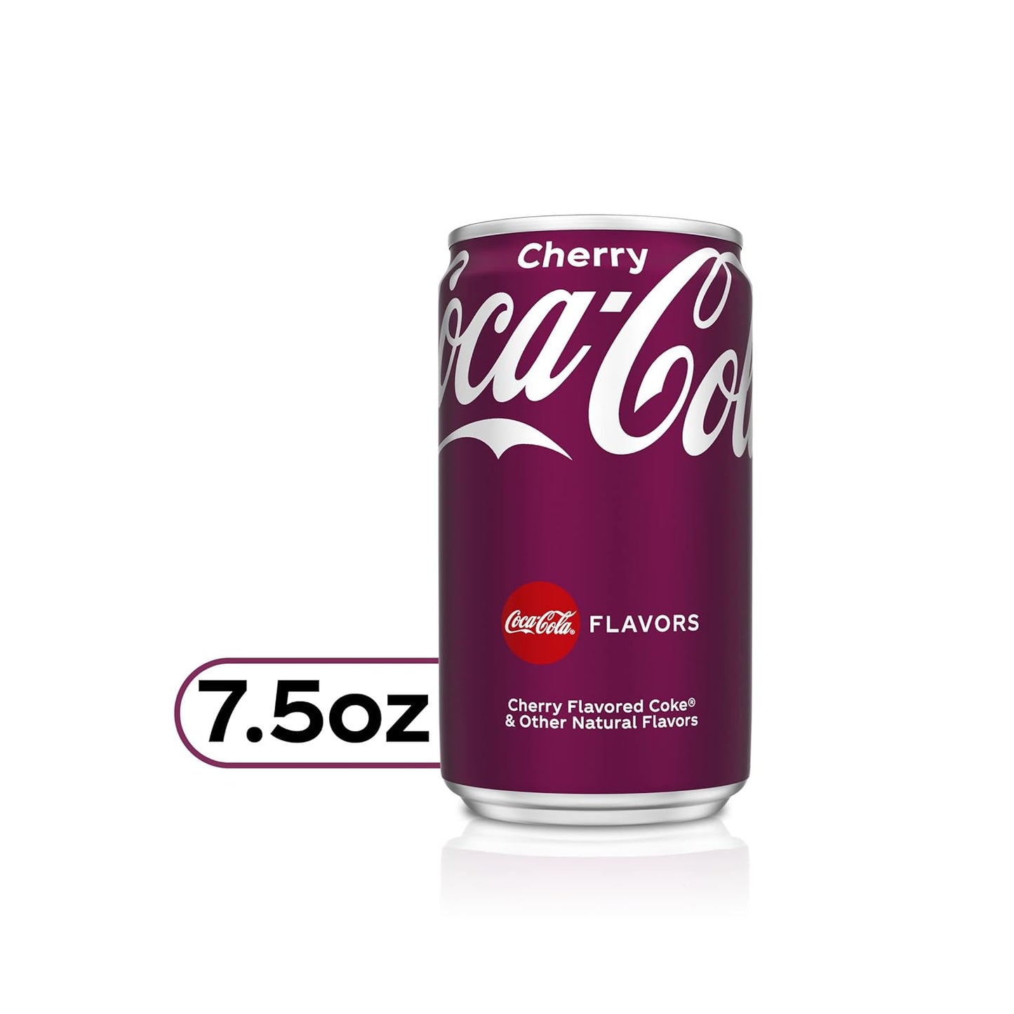 Coca-Cola Cherry Soda Soda Soft Drink Mini Cans, 7.5 fl oz, 20 Pack