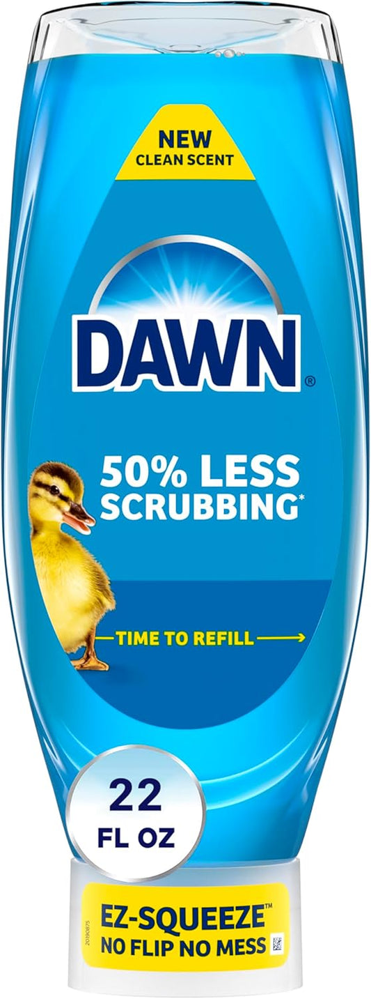 Dawn EZ-Squeeze Ultra Dish Soap Dishwashing Liquid, Original, 22 fl oz