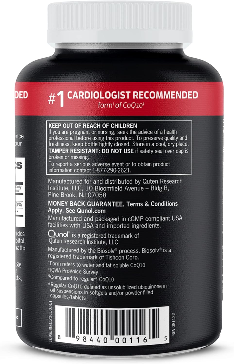 Qunol CoQ10 100mg Softgels, Ultra CoQ10 100mg, 3x Better Absorption, Antioxidant for Heart Health & Energy Production, Coenzyme Q10 Vitamins and Supplements, 4 Month Supply, 120 Count