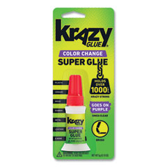 Krazy Glue® Color Change Brush On Glue, 0.18 oz, Dries Clear