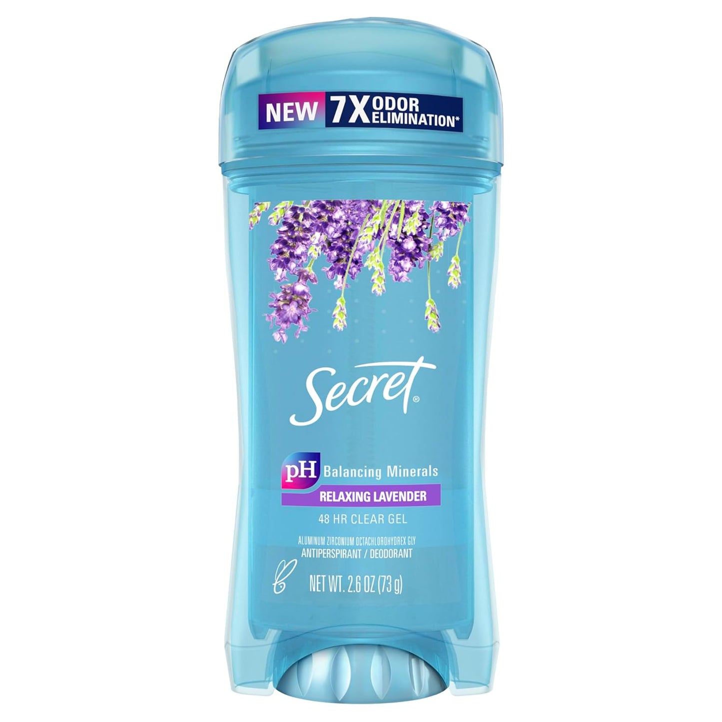 Secret Fresh Clear Gel and Deodorant for Women, Clear Gel, Refreshing Lavender Scent, 2.6 oz