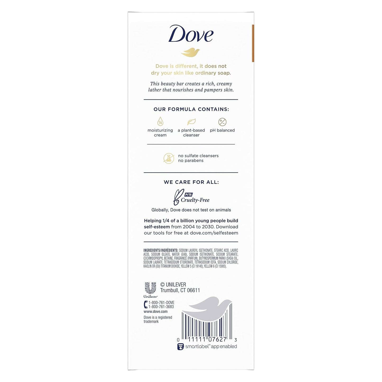 Dove Beauty Bar Gentle Skin Cleanser Shea Butter 8 Bars Moisturizing for Gentle Soft Skin Care More Moisturizing Than Bar Soap 3.75 oz