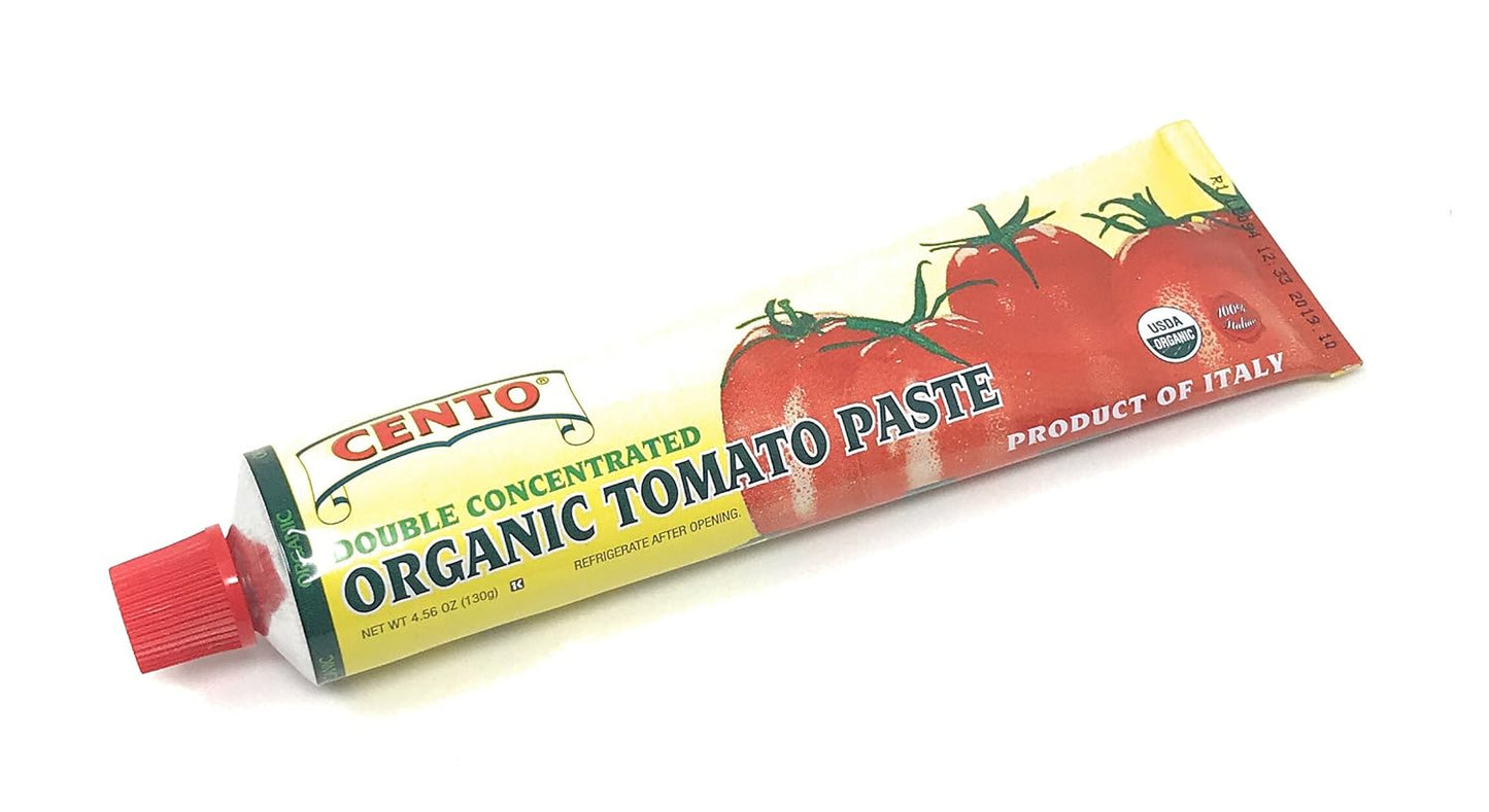 Cento Double Concentrated ORGANIC Tomato Paste - 2/ 4.56 oz tubes