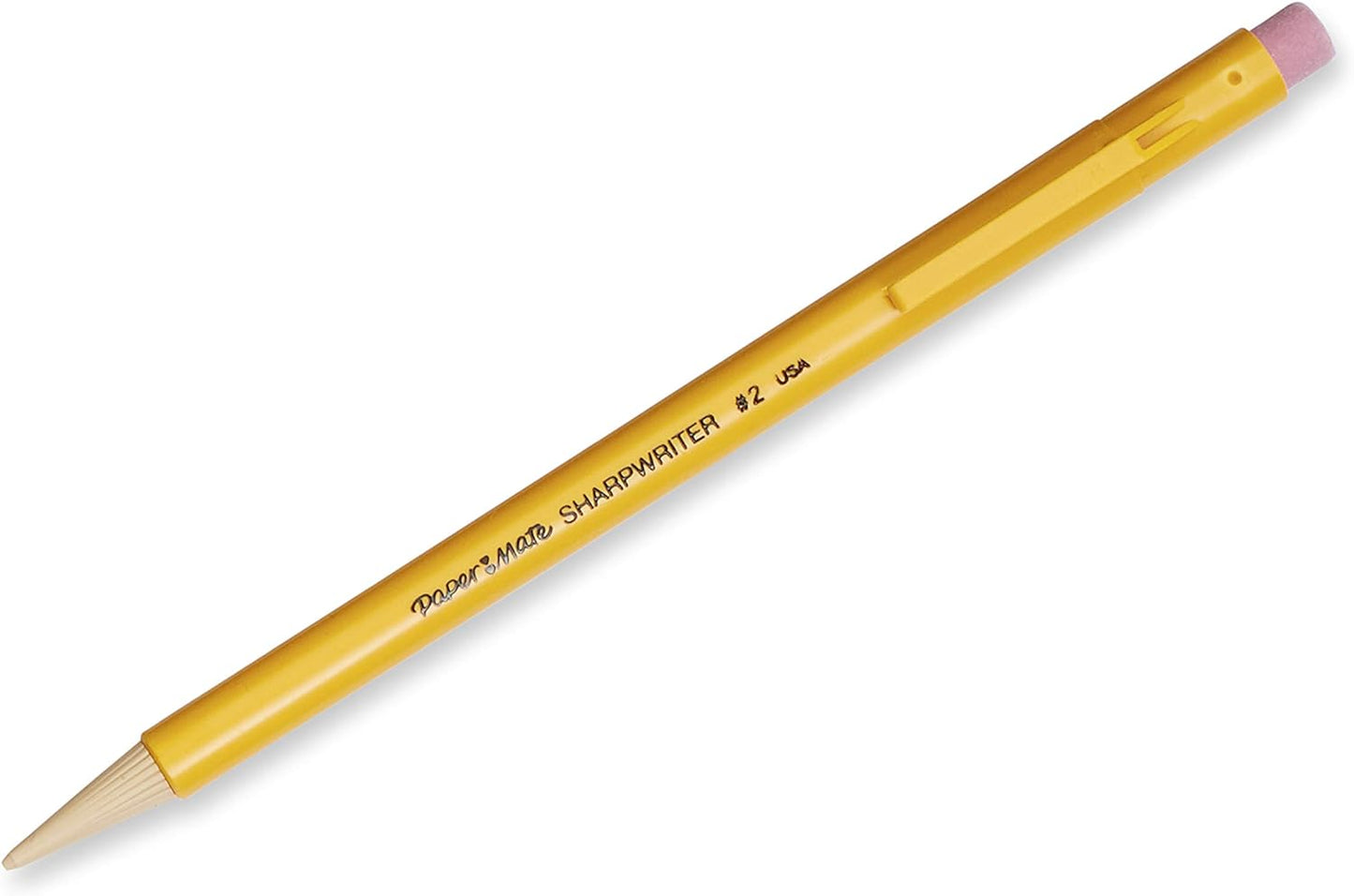 Paper Mate SharpWriter Mechanical Pencils | 0.7 mm #2 Pencil | Pencils for School Supplies, Yellow, 36 Count