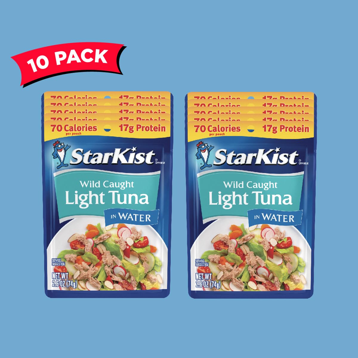 StarKist Chunk Light Tuna in Water, 2.6 Ounce (Pack of 10)