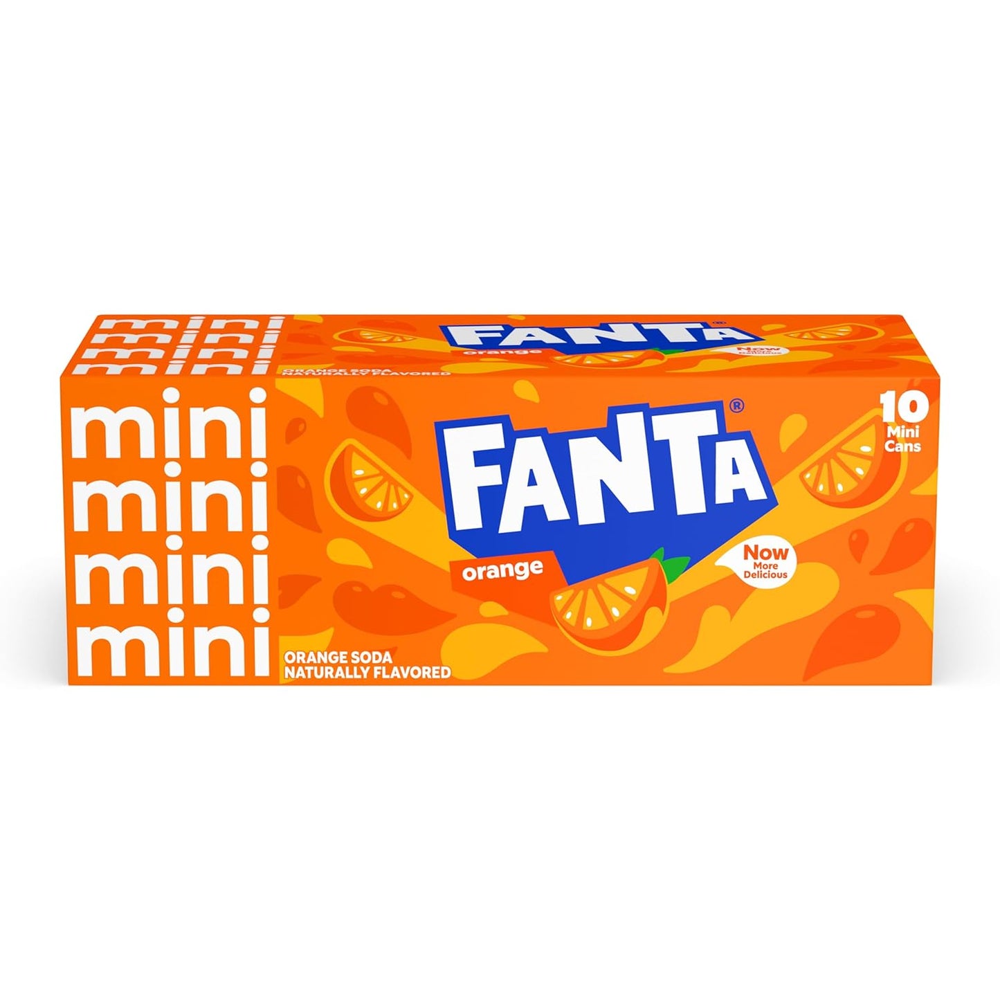 Fanta Orange Soda Fruit Flavored Soft Drink, 7.5 fl oz, 20 Pack