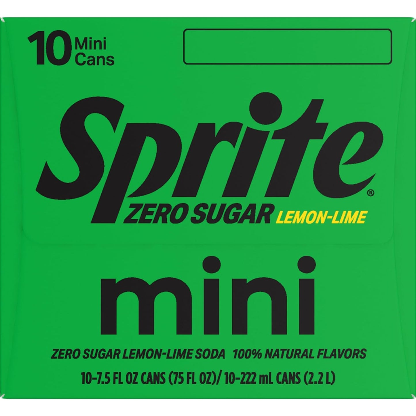 Sprite Zero Sugar Lemon Lime Diet Soda Pop Soft Drinks, 7.5 fl oz, 20 Pack