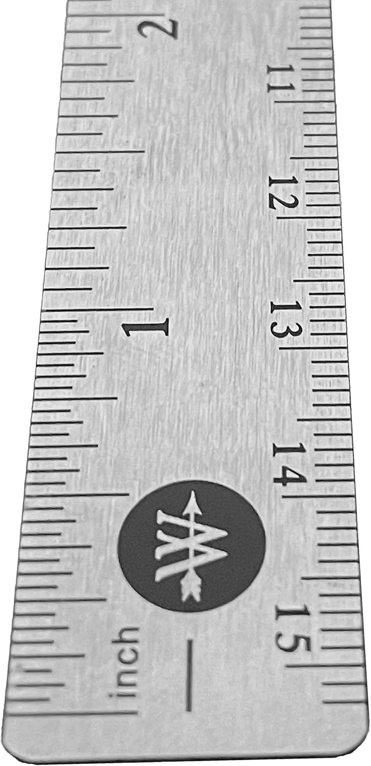 Westcott Stainless Steel Office Ruler with Non Slip Cork Base, 6-Inch (10414)