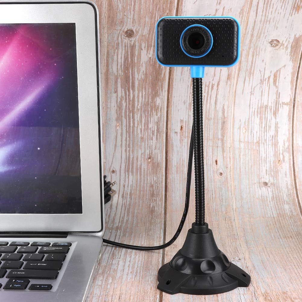 USB Computer Camera with Stand, ABS 480P High Definition Video Webcam Streaming Camera for Network Live Computer Conference Supplies