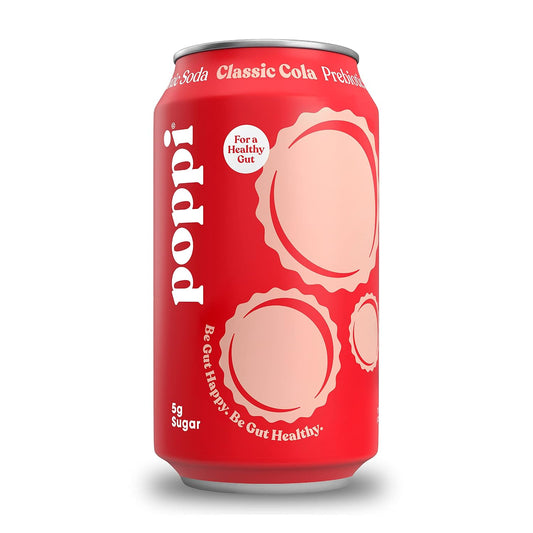 Poppi Classic Cola Prebiotic Soda Single, 12 FZ