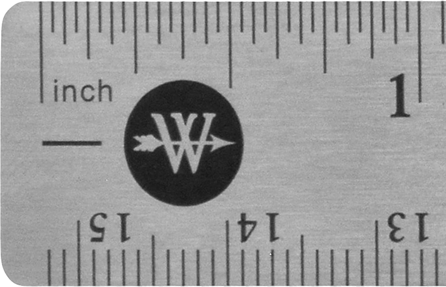 Westcott Stainless Steel Office Ruler with Non Slip Cork Base, 6-Inch (10414)