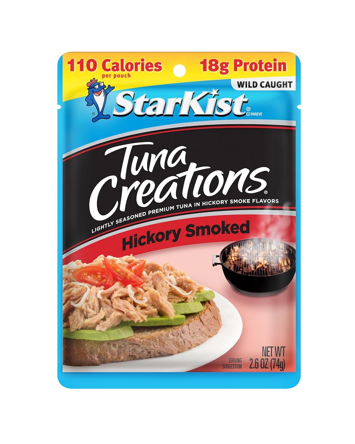 StarKist Tuna Creations, Hickory Smoked, Packaging May Vary, 2.6 Oz, Pack of 24