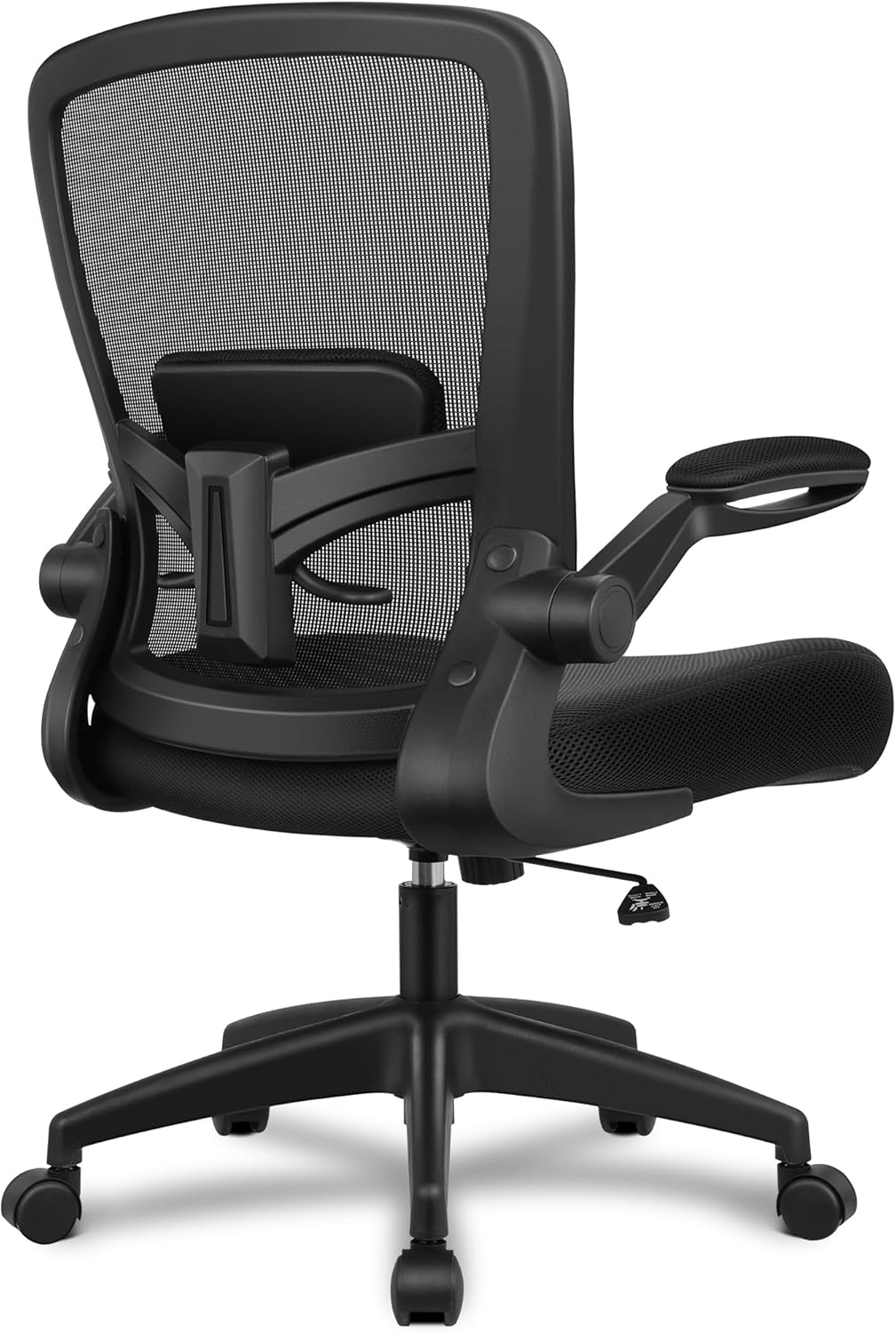 FelixKing Office Chair, Ergonomic Desk Chair Breathable Mesh Chair with Adjustable High Back Lumbar Support Flip-up Armrests, Executive Rolling Swivel Comfy Task Computer Chair for Home Office