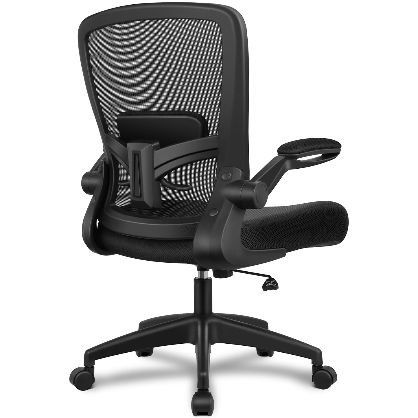 FelixKing Office Chair, Ergonomic Desk Chair Breathable Mesh Chair with Adjustable High Back Lumbar Support Flip-up Armrests, Executive Rolling Swivel Comfy Task Computer Chair for Home Office