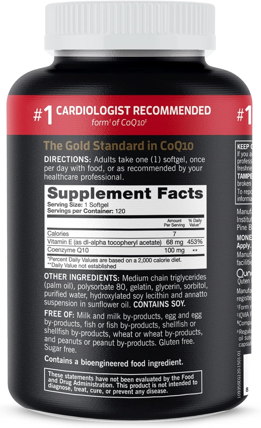 Qunol CoQ10 100mg Softgels, Ultra CoQ10 100mg, 3x Better Absorption, Antioxidant for Heart Health & Energy Production, Coenzyme Q10 Vitamins and Supplements, 4 Month Supply, 120 Count