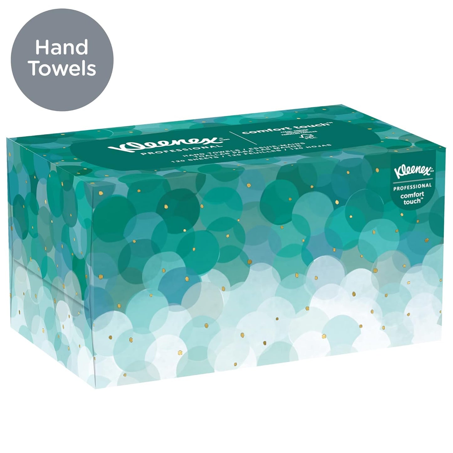 2-Pack Kimberly-Clark's Kleenex Stainless Steel Box Towel Cover With 18-Pack Kleenex 1-Ply Ultra Soft Hand Towel Refill Bundle