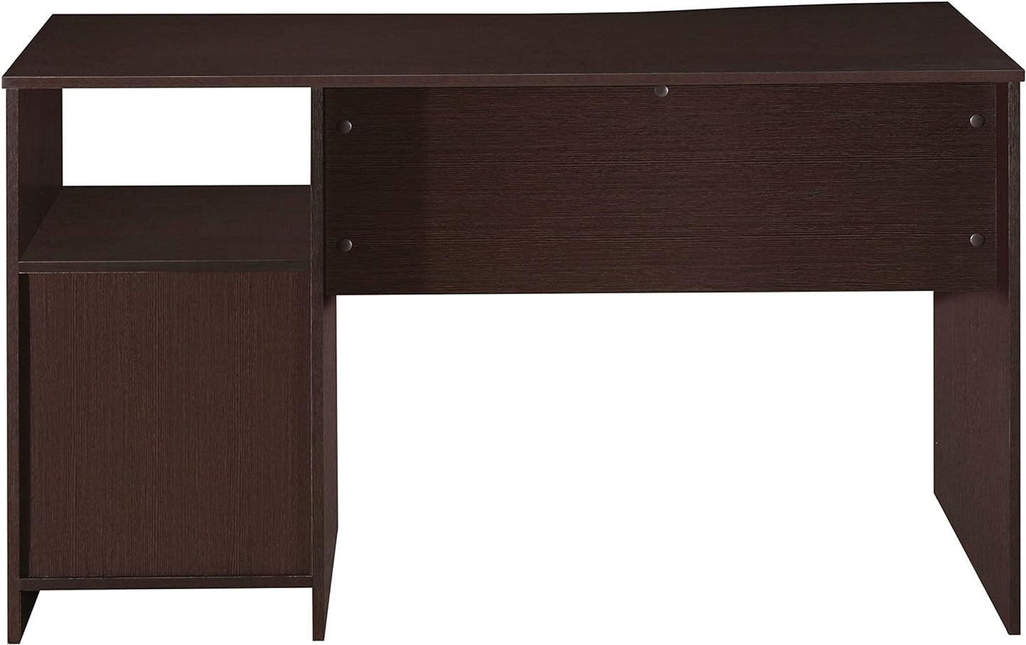 Techni Mobili Classic Computer Desk with Multiple Drawers, 29.5" x 23.6" x 51.2", Wenge