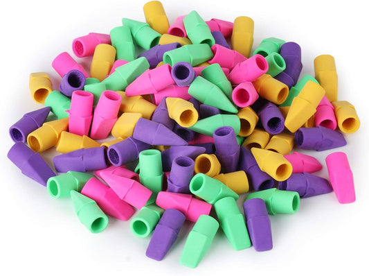 Mr. Pen Erasers for Pencils, 120 Pack, Pencil Top Erasers, Eraser Caps, Kids, Cap Tops, Topper Erasers. Ereaser