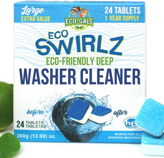 Eco Swirlz Washing Machine Cleaner, 24 Count